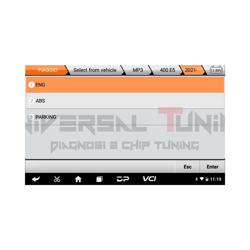 MS50 STD: diagnosi moto multimarca motorcycle diagnostic
