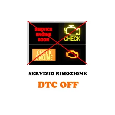 SERVIZIO RIMOZIONE DTC - DTC REMOVER