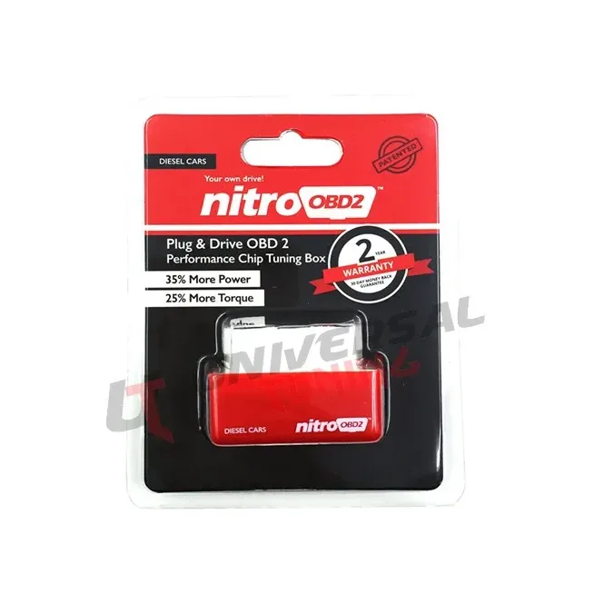 Nitro OBD 2 Modulo aggiuntivo Performance Chip Tuning Box per Auto Diesel Diagnostic ECU 2015