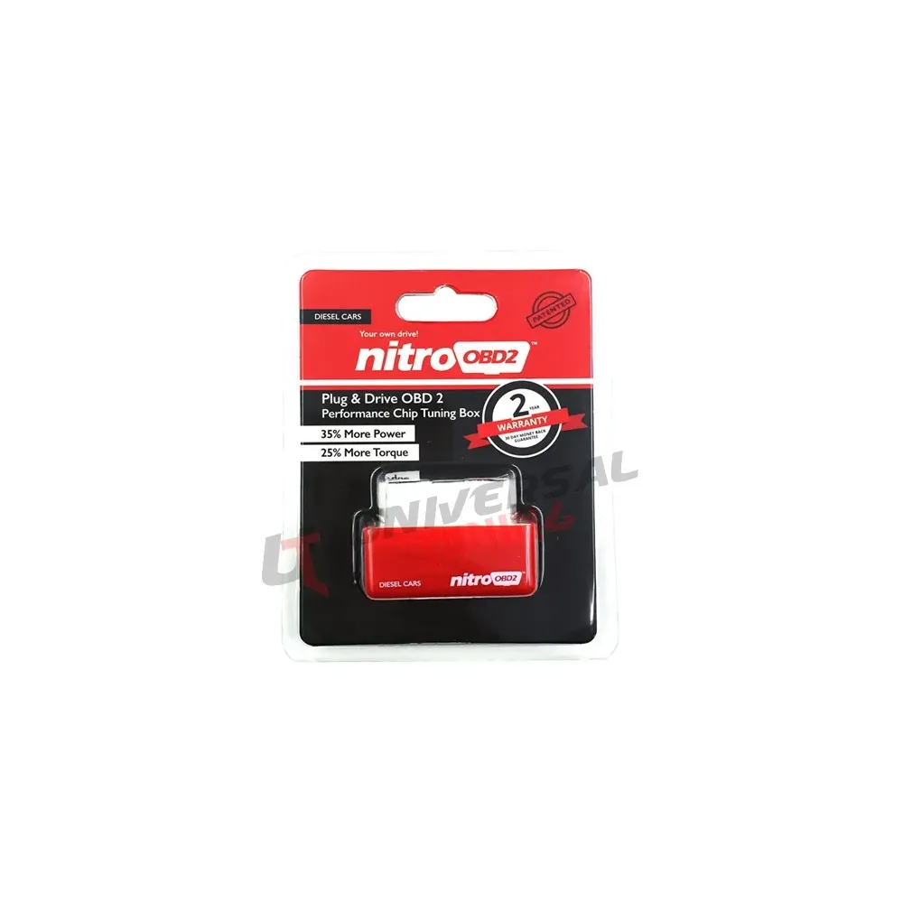 Nitro OBD 2 Modulo aggiuntivo Performance Chip Tuning Box per Auto Diesel Diagnostic ECU 2015