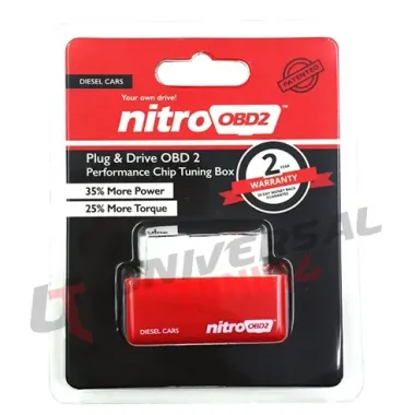 Nitro OBD 2 Modulo aggiuntivo Performance Chip Tuning Box per Auto Diesel Diagnostic ECU 2015