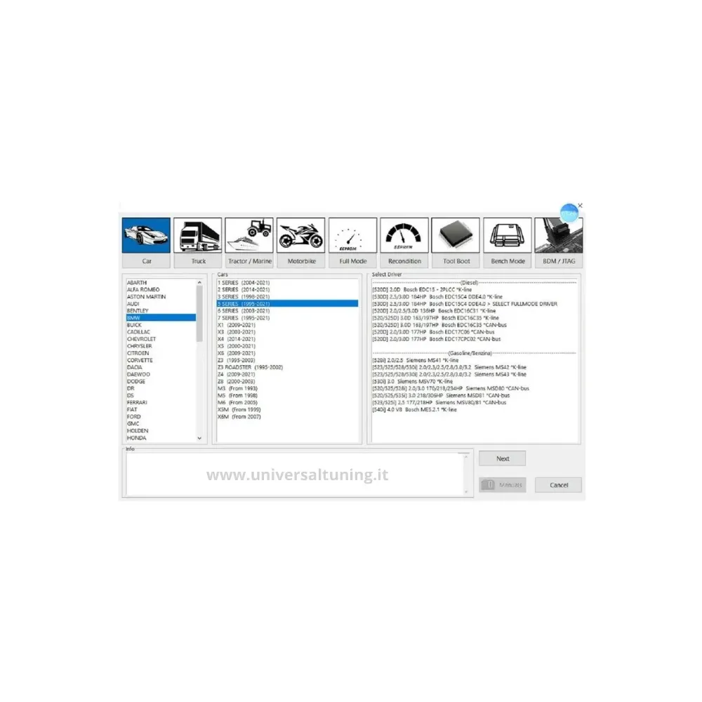 Programmatore ECU TAGFLASH per AUTO CAMION MOTO TRATTORI BARCHE