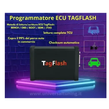 Programmatore ECU TAGFLASH per AUTO CAMION MOTO TRATTORI BARCHE