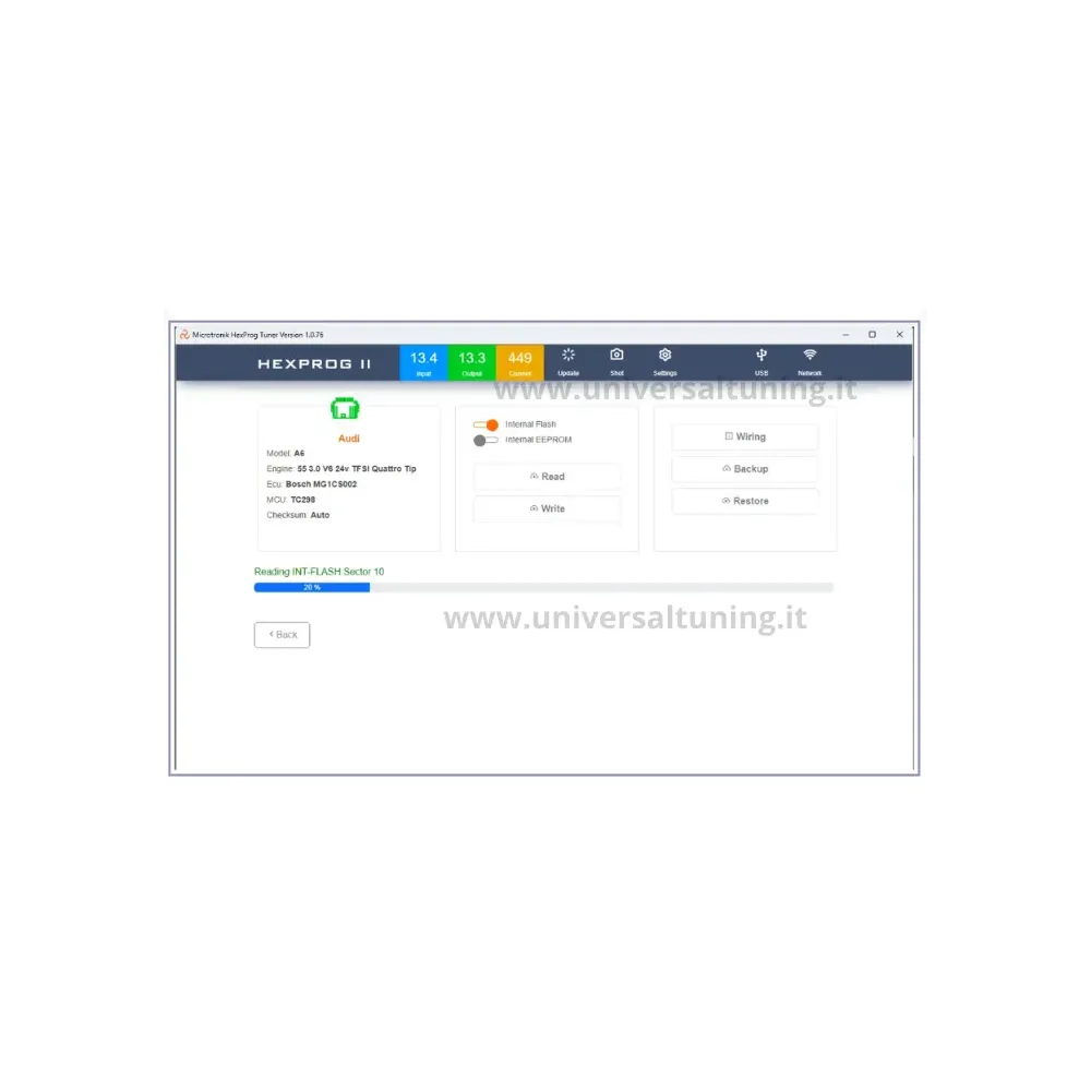 HEXPROG II programmatore ECU per auto camion moto barche