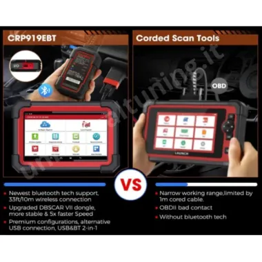 LAUNCH CRP919EBT DIAGNOSI COMPLETA LAUNCH BLUETOOTH MULTIMARCA PER AUTO + SGW FCA ONLINE
