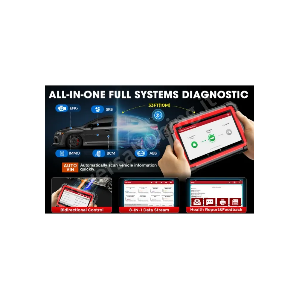 LAUNCH CRP919EBT DIAGNOSI COMPLETA LAUNCH BLUETOOTH MULTIMARCA PER AUTO + SGW FCA ONLINE