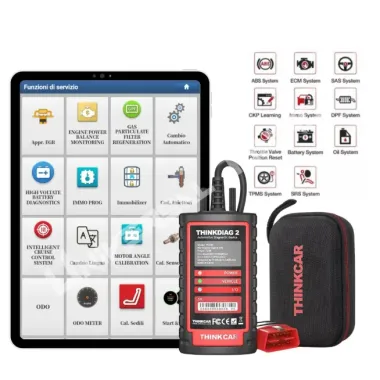 DIAGNOSI MULTIMARCA THINKDIAG 2 PRO 2024 BLUETOOTH + TABLET 10"