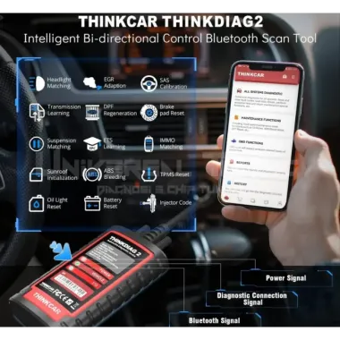 DIAGNOSI MULTIMARCA THINKDIAG 2 PRO 2024 BLUETOOTH + TABLET 10"
