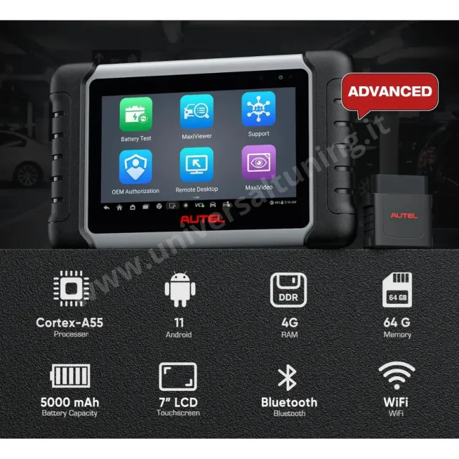 AUTEL MAXIPRO MP808 PRO BLUETOOTH 2023 STRUMENTO DIAGNOSTICO BIDIREZIONALE GRUPPO FCA ON-LINE