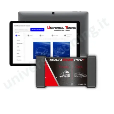 SISTEMA DIAGNOSI COMPLETO AUTO CAMION MULTIMARCA 3in1 2022 MULTIDIAG PRO+ BLUETOOTH CON TABLET