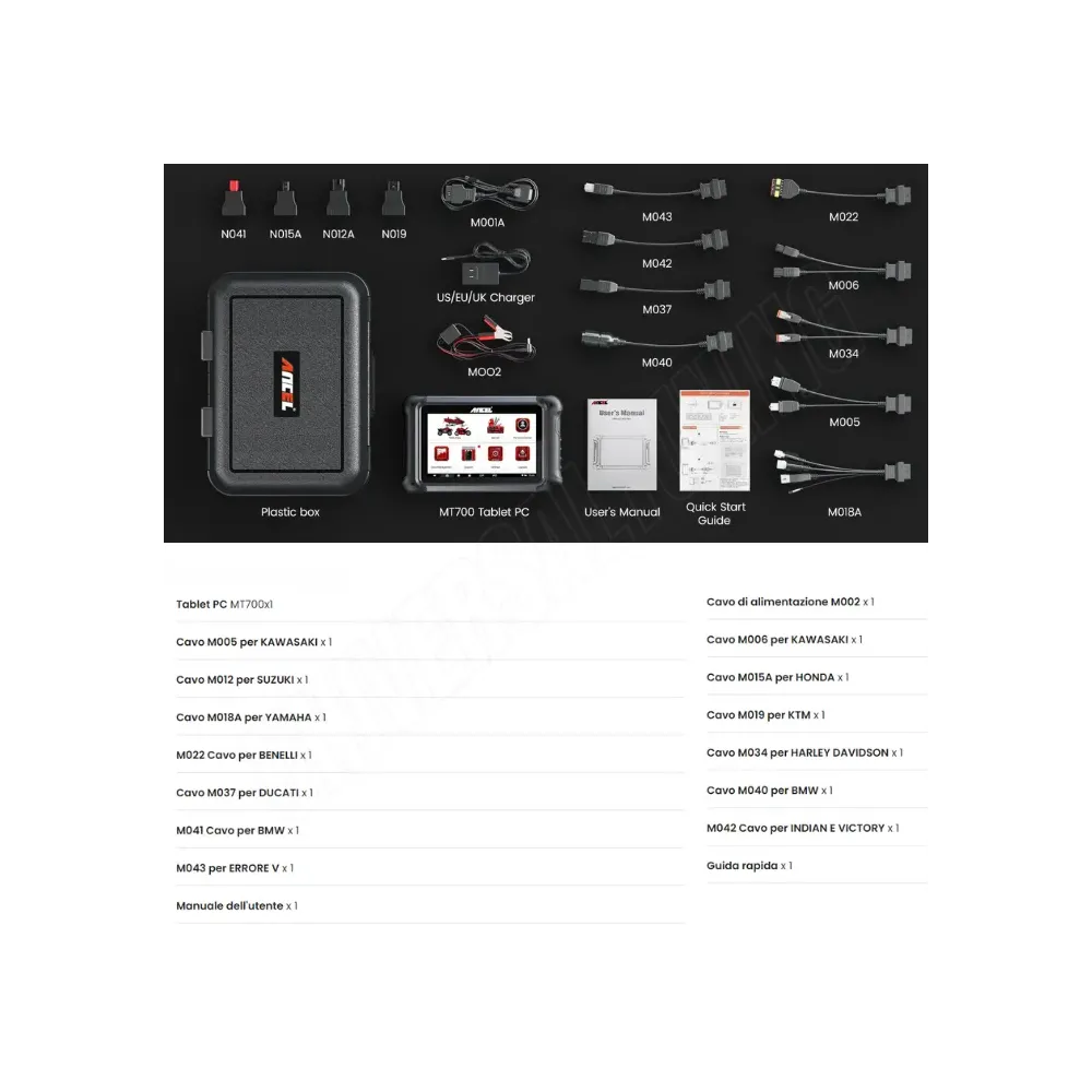 ANCEL MT700 OBD2 Diagnosi moto