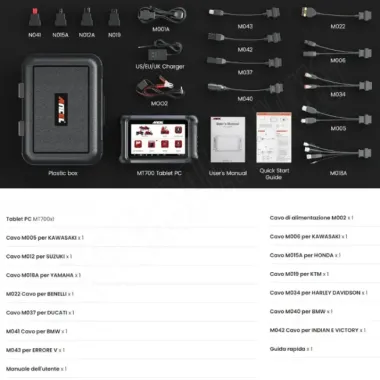 ANCEL MT700 OBD2 Diagnosi moto
