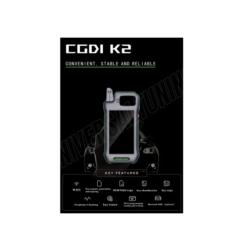 CGDl K2 PROGRAMMATORE CHIAVI AUTO MULTIFUNZIONE  96Bit ID48