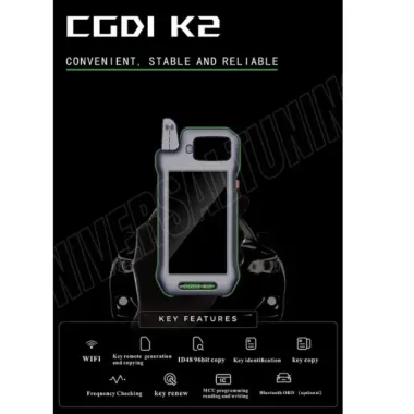 CGDl K2 PROGRAMMATORE CHIAVI AUTO MULTIFUNZIONE  96Bit ID48
