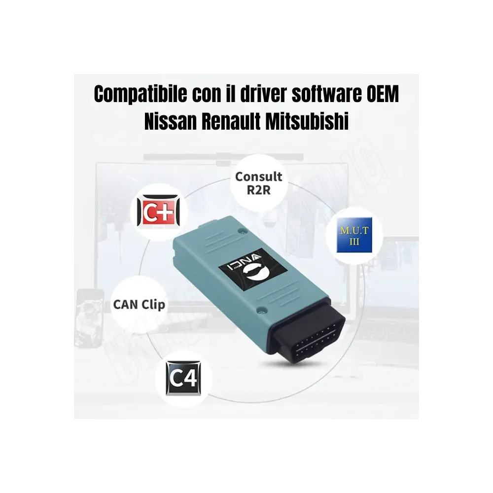 VNCI RNM SCANNER DIAGNOSTICO NISSAN RENAULT MITSUBISHI