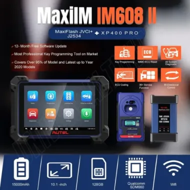 AUTEL MAXI-IM608 STRUMENTO PROGRAMMAZIONI CHIAVI 2023