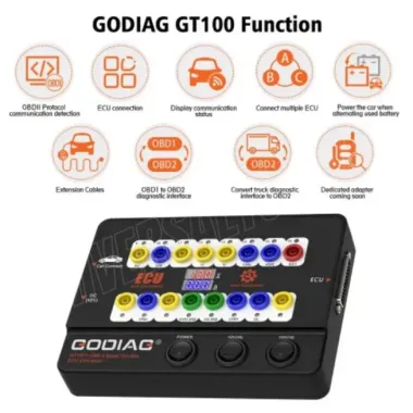 GODIAG GT100 PRO+ Breakout Box ECU con Connettore OBD