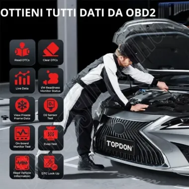 TOPDON TOPSCAN PRO DIAGNOSI MULTIMARCA + SBLOCCO SGW