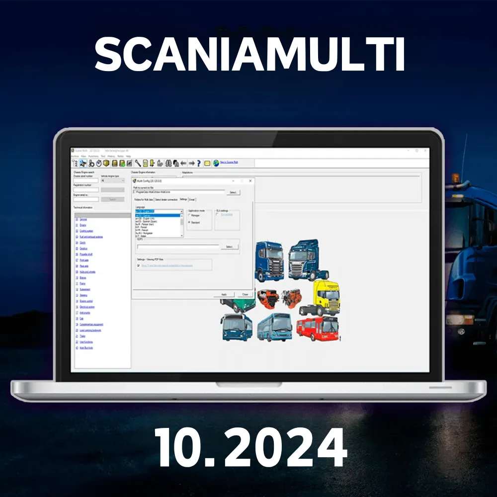 SCANIA MULTI Ricambi e Manuali Professionali 2024