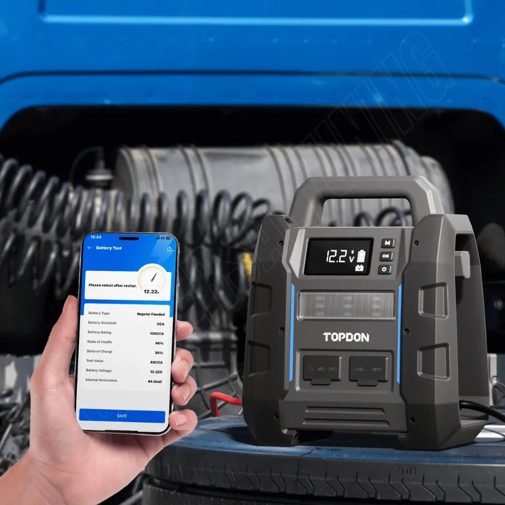 TOPDON V4500 Avviatore di Emergenza veicoli DIESEL/BENZINA AUTO, MOTO, CAMION  e ALTRI VEICOLI