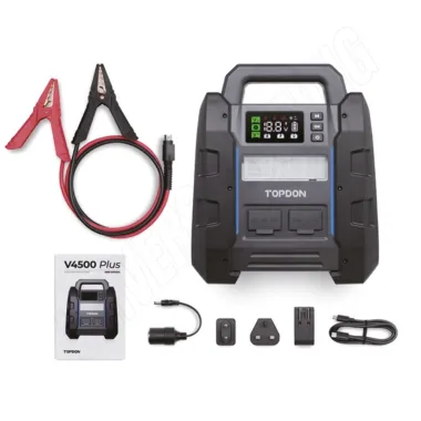 TOPDON V4500 Avviatore di Emergenza veicoli DIESEL/BENZINA AUTO, MOTO, CAMION  e ALTRI VEICOLI