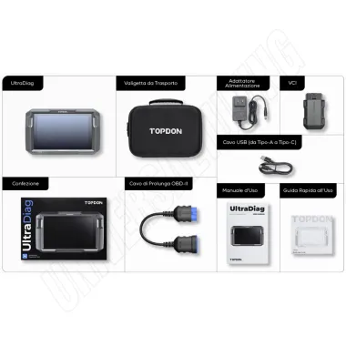 TOPDON ULTRADIAG DIAGNOSI AVANZATA MULTIMARCA E PROGRAMMAZIONI CHIAVI