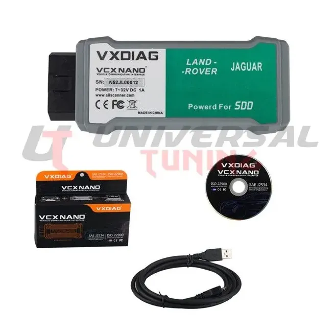 VXDIAG VCX NANO per Land Rover e  Jaguar Software V168
