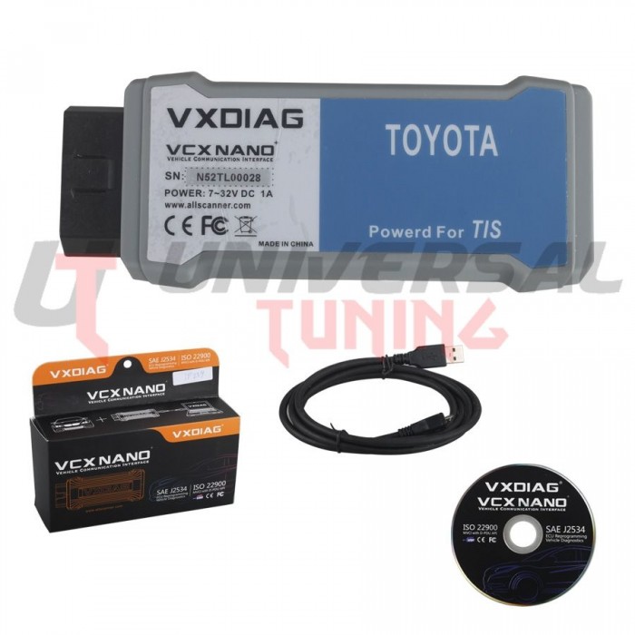 VXDIAG VCX NANO per TOYOTA TIS Techstream V10.10.018 Compatibile con SAE J2534