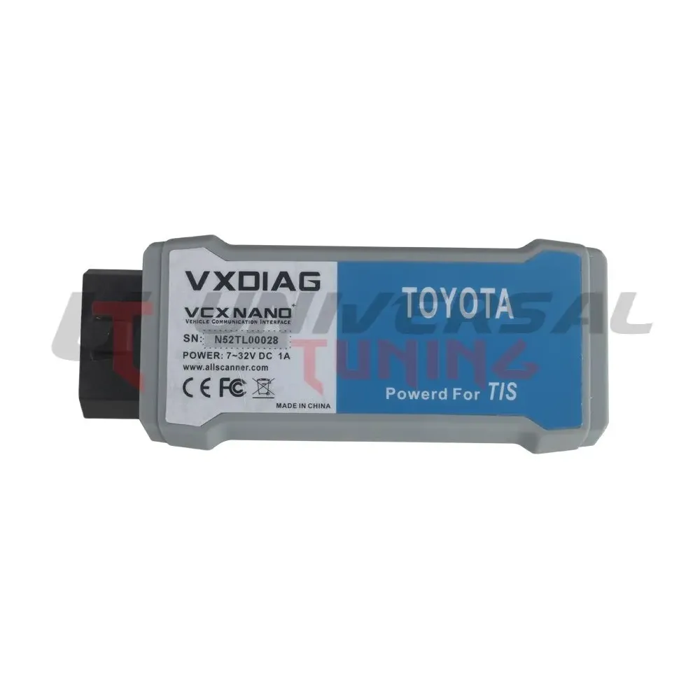 VXDIAG VCX NANO per TOYOTA TIS Techstream V18 versione 2023 SAE J2534