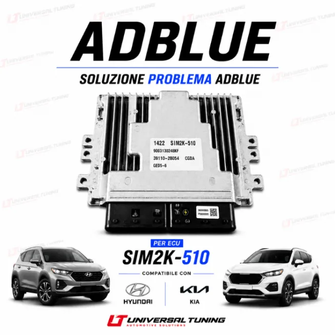 Servizio Rimappatura ECU SIM2K-510 HYUNDAI KIA – RISOLUZIONE PROBLEMA SISTEMA SCR