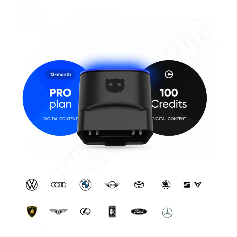 OBDeleven 3 PRO Pack con 100 Crediti - Diagnostica OBD2 Bluetooth Audi VW BMW Mercedes Toyota